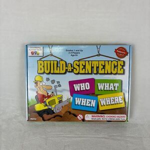 Learning Advantage Build-a-Sentence Game Grammar Reading Educational Elementary